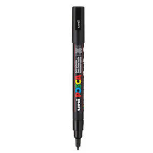 Arts And Crafts: Uni Posca Marker 0.9-1.3mm - Black