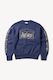 Reflective Column Sweatshirt | Navy