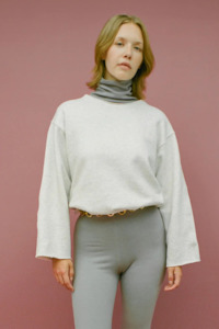 Gil Rodriguez 1: Heavy Fleece Dome Sweater | Ash Grey