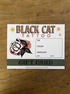 Gift Voucher - BLACK CAT TATTOO