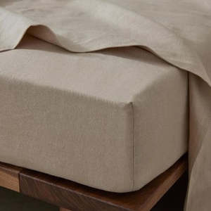Bedding: Ravello Linen Sheet - Shell