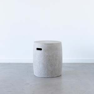 Side Tables: Georgia Stool - Grey