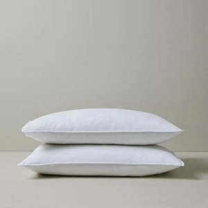 Bedroom Homeware: Ravello Linen Pillowcase - White