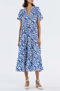 Womens Dresses: Lollys Laundry - Freddy Dress Blue Floral