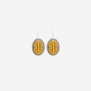 Womens Accessories: Tania Tapu - Earrings Mangopare - Small Oval