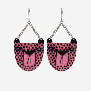 Womens Accessories: Studio Soph - Cheetah Earrings