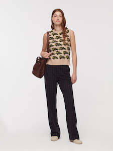 Womens Pants 1: Nice Things - Ikebana Window Check Pant