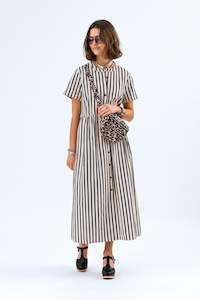 Womens Dresses: Lollys Laundry - Aliya Striped Maxi Dress