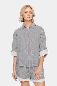 Womens Tops: Saint Tropez - Zalinda Stripe Shirt