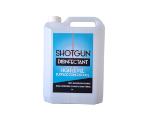 Frontpage: Shotgun Chemicals™ - High-Level Disinfectant Concentrate 5L