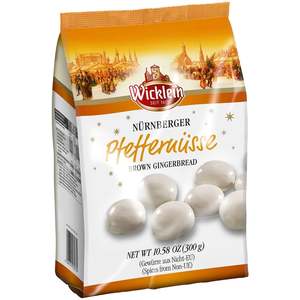 Christmas: Wicklein Pfeffernuese White Glazed Gingerbread 300g