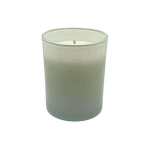 Small Gloss White Candle - Pink Champagne