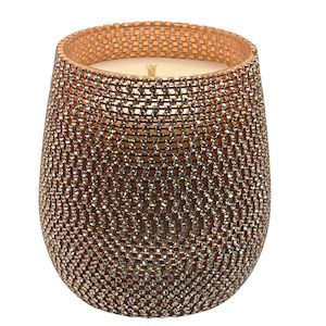Candles Sale: Rose Gold Glitz - Champagne + Strawberries