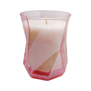 Candles: NEW! Geo Candle Pink - Peony Lychee | Inspired by Miss Dior