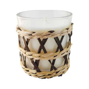 Candles: Wicker Bloom Chocolate - Sea Salt + Vanilla