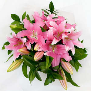 Bouquets: Pink Lily Bouquet