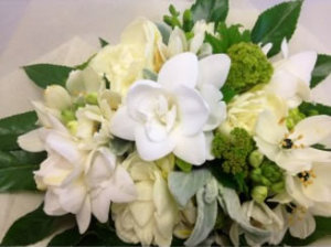 White posy