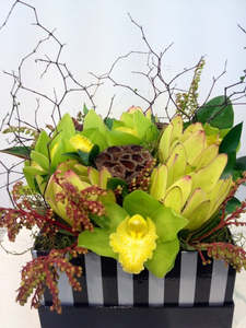 Flower Arrangements: Bold Flower Box