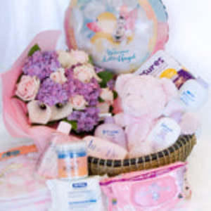 Baby Girl Gift Basket