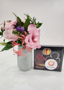 Products: Posy and chocolate