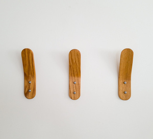 Products: Curve Peg - Black Sand Eco Homewares