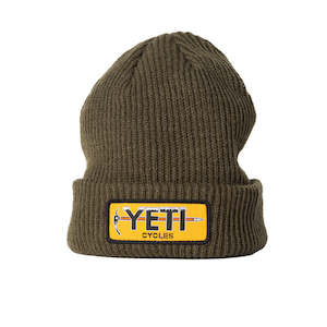 Yeti Casual Clothing: ICE AXE BEANIE OLIVE