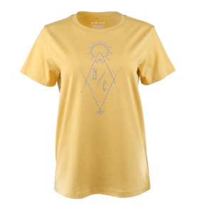 W'S SUNRISE TEE MUSTARD