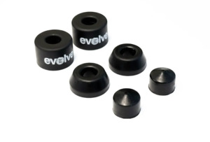 Parts Evolve Bushings: Evolve SuperCarve 2 Bushings - Black