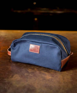 Blackwell and Sons Toilet Bag / Dopp Kit - Navy