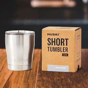 Outdoor Living And Dining: Huski Short Tumbler 2.0 - Brushed Stainless