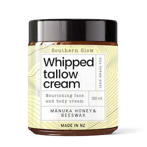 Southern Glow - Whipped Tallow Cream - Manuka Honey & Beeswax (100ml)