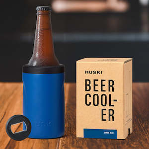Huski Beer Cooler 2.0 - Ocean Blue