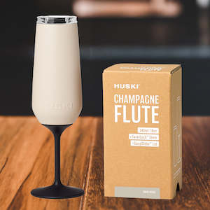 Huski Champagne Flute - Sand Beige