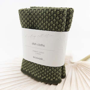 Ecovask Heritage Collection Dishcloth 2-Pack - Nikau