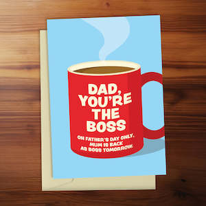 New Collection: Father's Day - Dad, you're the boss