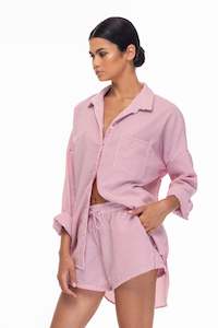 The Summer Weekend Edit: Defiant Shirt - Red/White Stripe