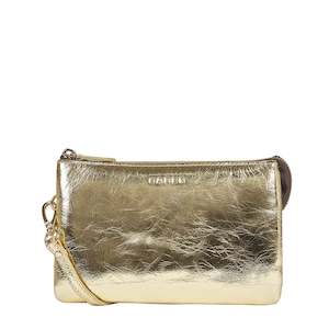 The Summer Weekend Edit: Saben - Tilly Cross Body - Light Gold Crinkle