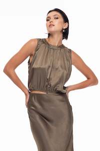 The Summer Weekend Edit: Exuberance Top - Forest