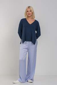 Holiday Collection: Fever Pant -  Blueberry Bliss