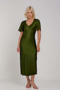 Summer Event Edit: Still The One Dress - Golden Khaki