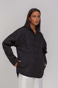 Knitwear Jackets Coats: Frozen Embrace Jacket - Black