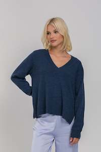 Helios Light Jumper - Denim Blue Marle