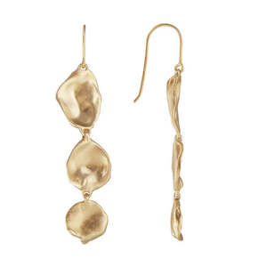 Fairley - Golden Seashell Drops - Gold