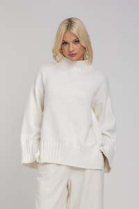 Bring It Back Jumper - White
