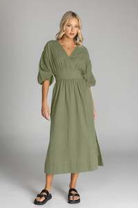 The Workwear Edit: Blossom Kisses Dress - Martini Olive