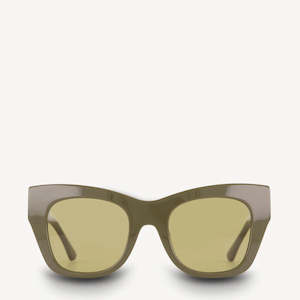 Eyewear: Saben - Sloane Sunglasses - Olive