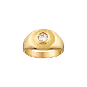 Porter Jewellery - Heritage Signet Pinky Ring - Gold
