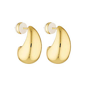 Jewellery: Porter Jewellery - Baby Blob Earrings- Gold