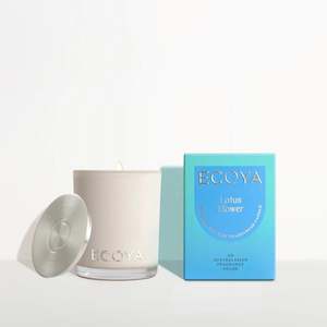 Ecoya: ECOYA - Lotus Flower Mini Madison Candle - 80g Soy Candle