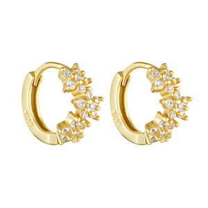 Porter Old Dd6980: Porter Jewellery - Galaxy Huggies - Gold/Clear